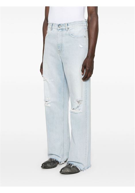 Jeans con effetto vissuto in blu Golden goose - uomo GOLDEN GOOSE | GMP02083P00185050134